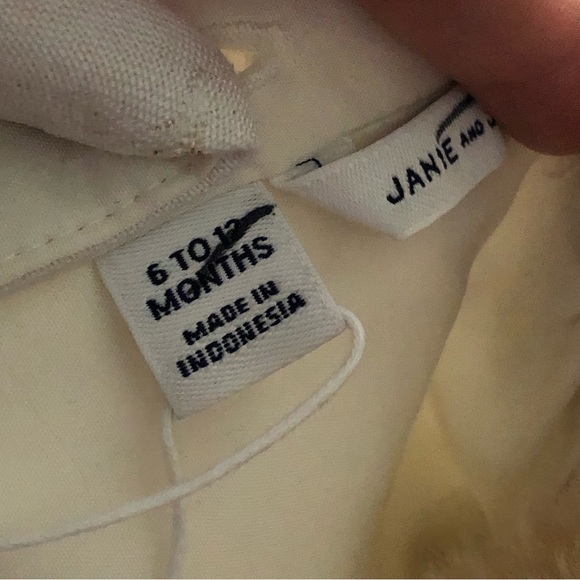 JANIE AND JACK METALLIC FLORAL JACQUARD DRESS SIZE 6 NWT 114.00 CREAM AND SUGAR - Picture 11 of 11